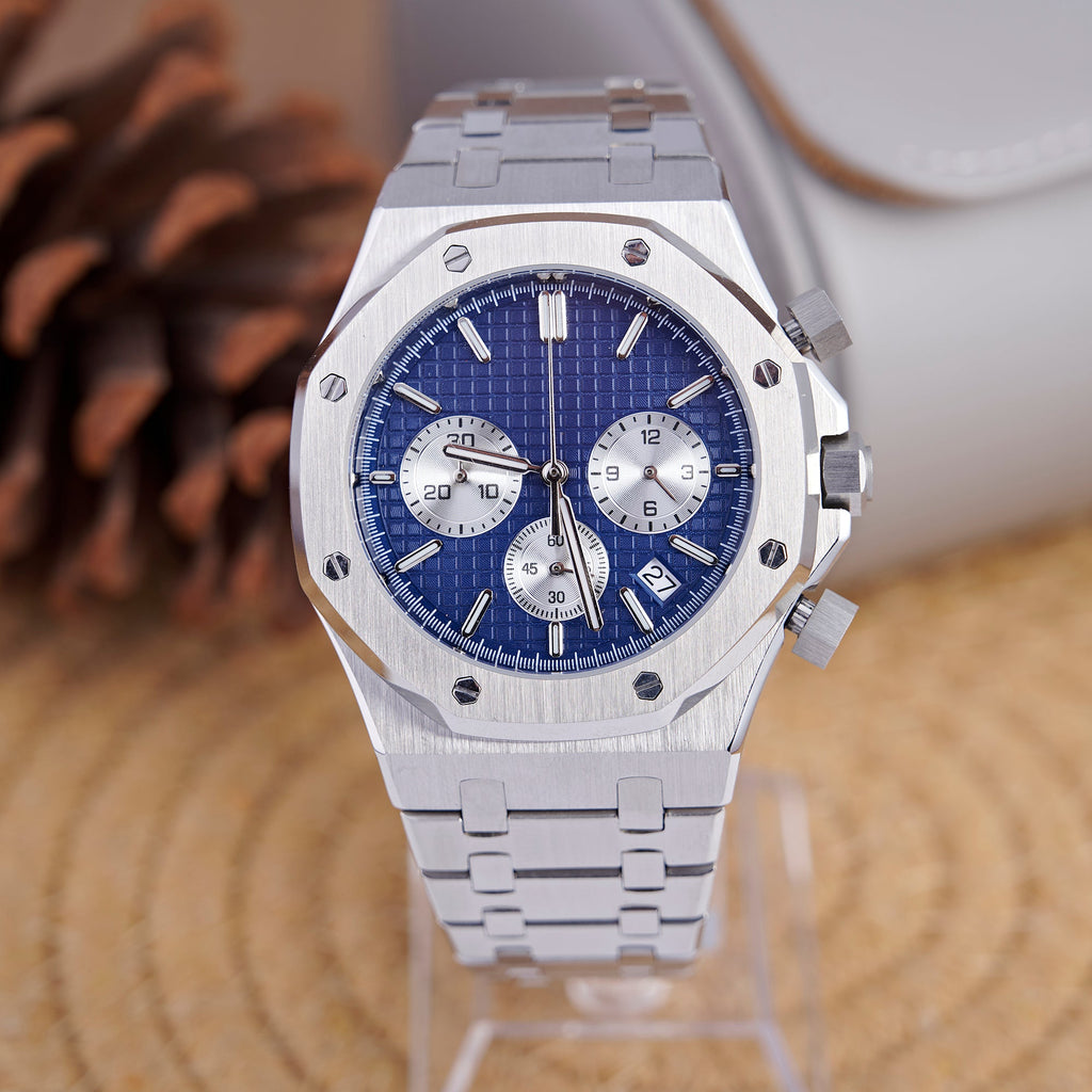 SEIKOAK SILVER NAVY DIAL