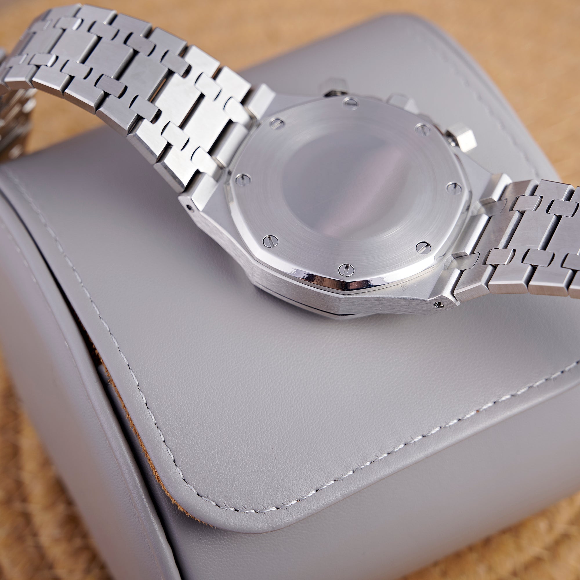 SEIKOAK SILVER NAVY DIAL