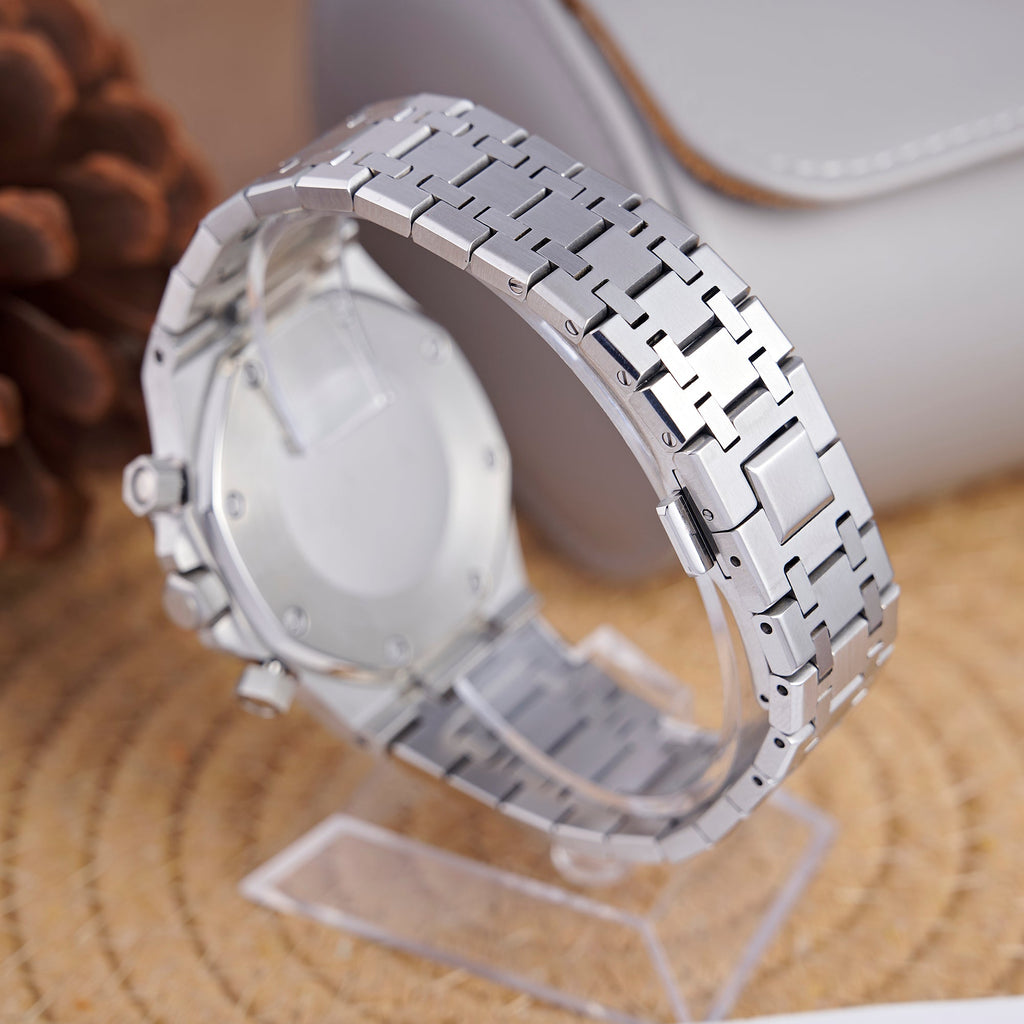 SEIKOAK SILVER WHITE CHRNO