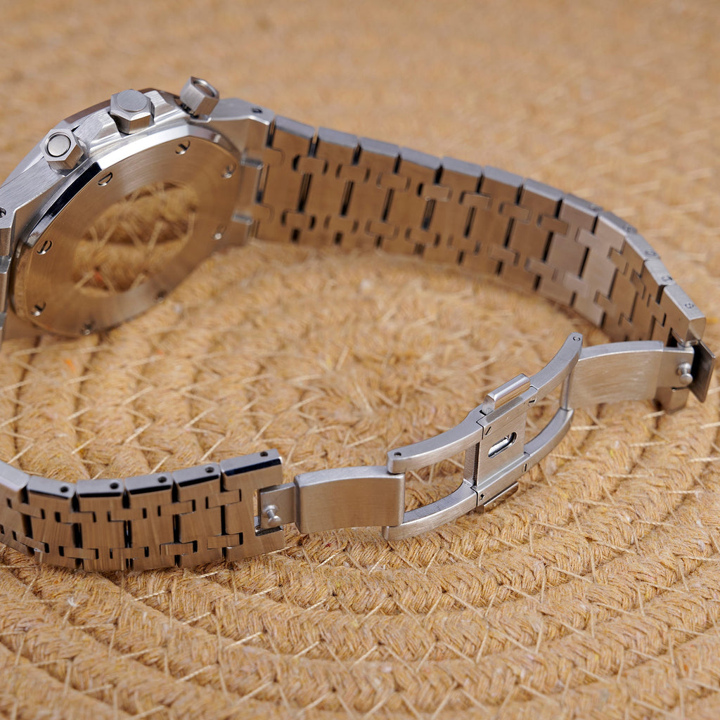 SEIKOAK SILVER WHITE CHRNO