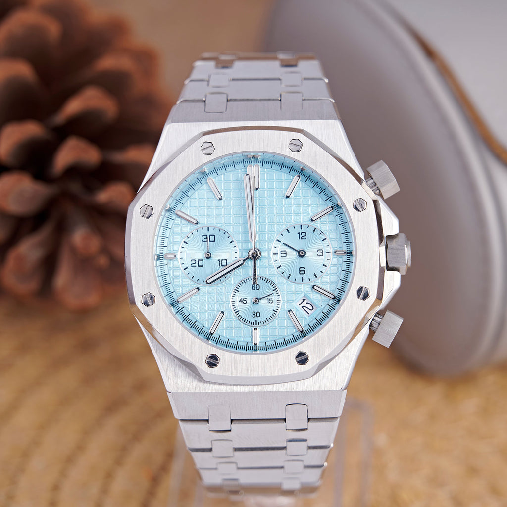 SEIKOAK ICE BLUE DIAL CHRNOGRAPGH