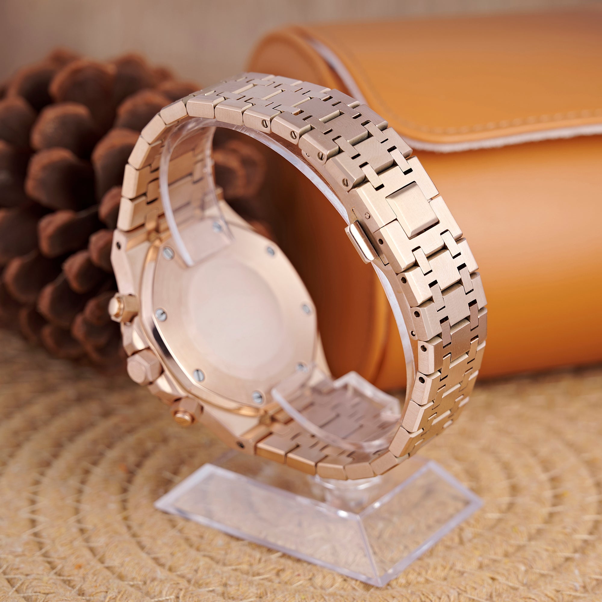 SEIKOAK ROSE GOLD BLUE DIAL