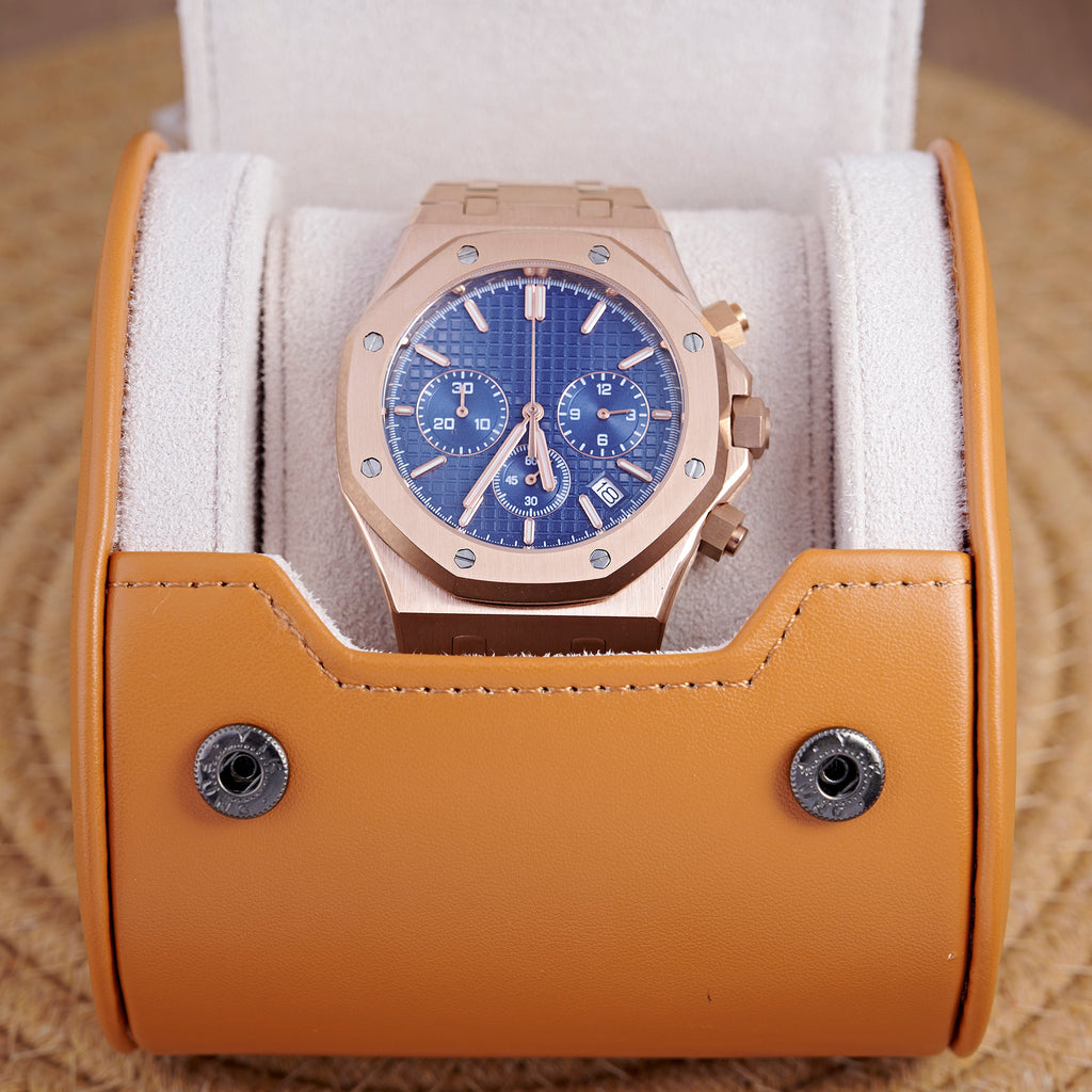 SEIKOAK ROSE GOLD BLUE DIAL