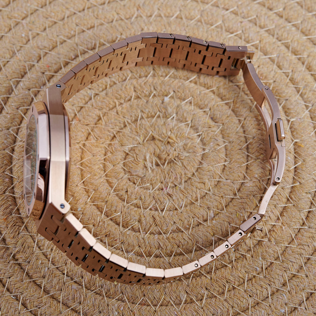 SEIKOAK ROSE GOLD GREEN DIAL