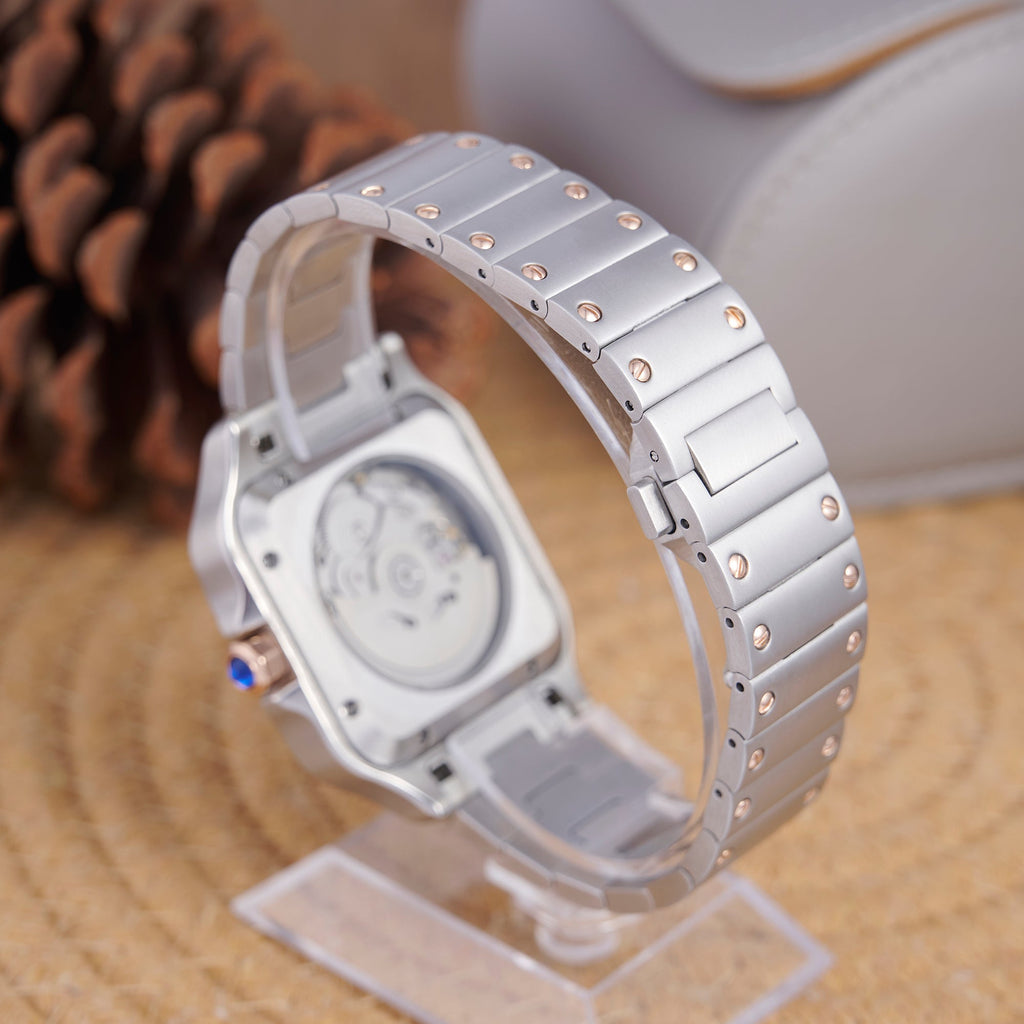 SANTEIKO ROSE GOLD TRIM DARK DIAL