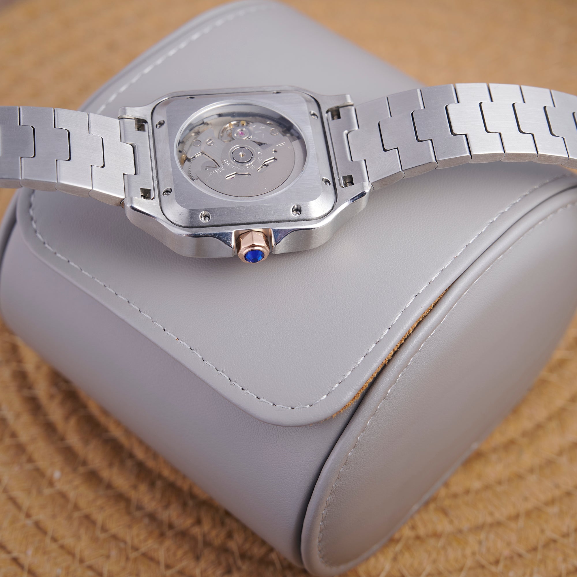 SANTEIKO ROSE GOLD TRIM DARK DIAL