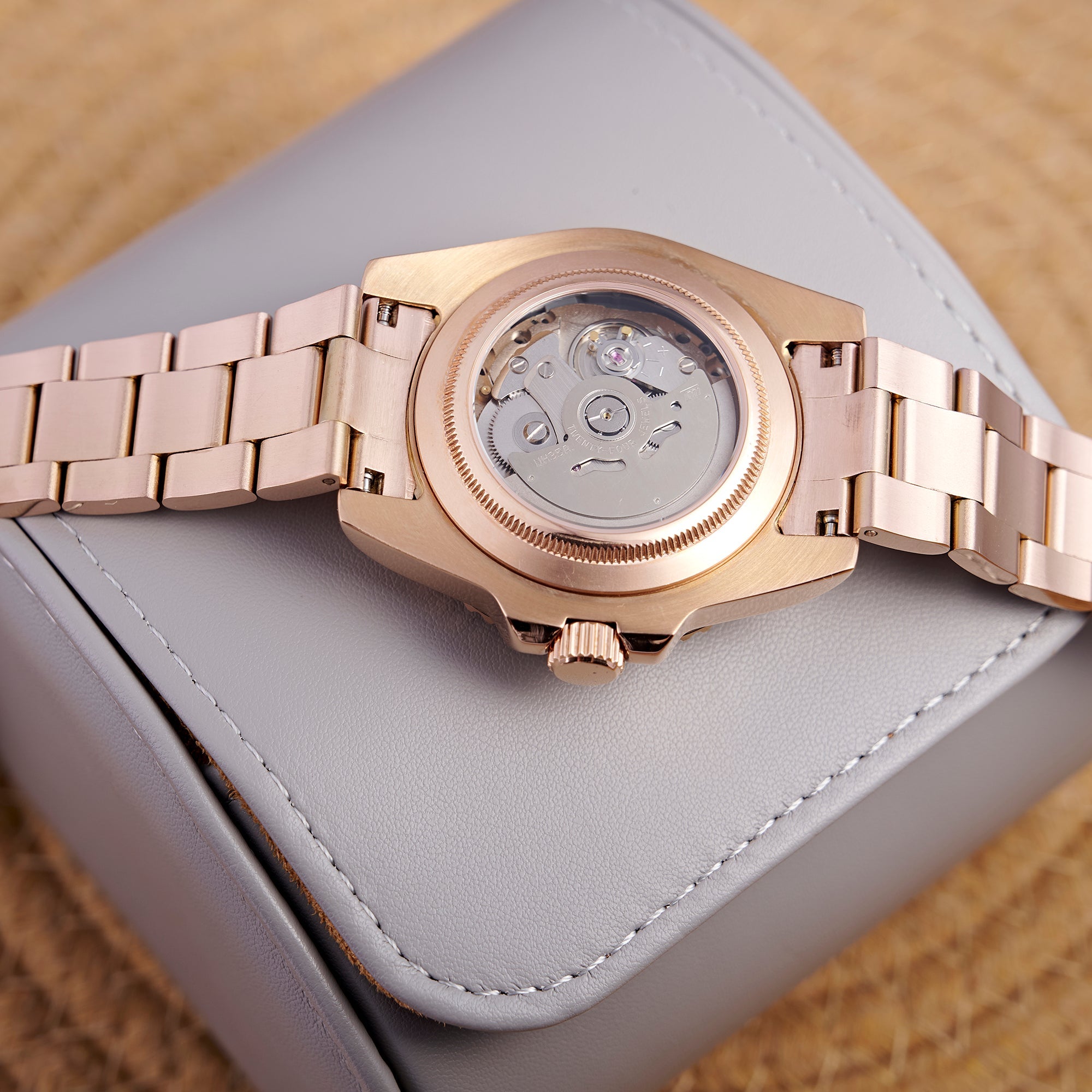 SEIKOMARINER MASTER ROSE GOLD BLACK DIAL