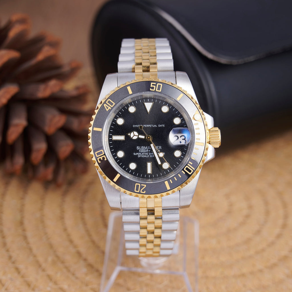 SEIKOMARINER MASTER GOLD AND BLACK