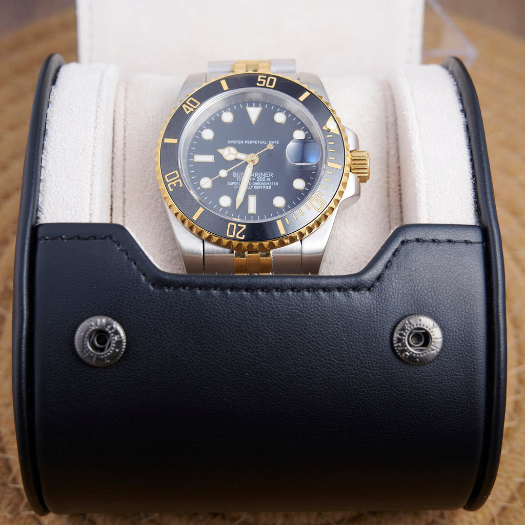 SEIKOMARINER MASTER GOLD AND BLACK