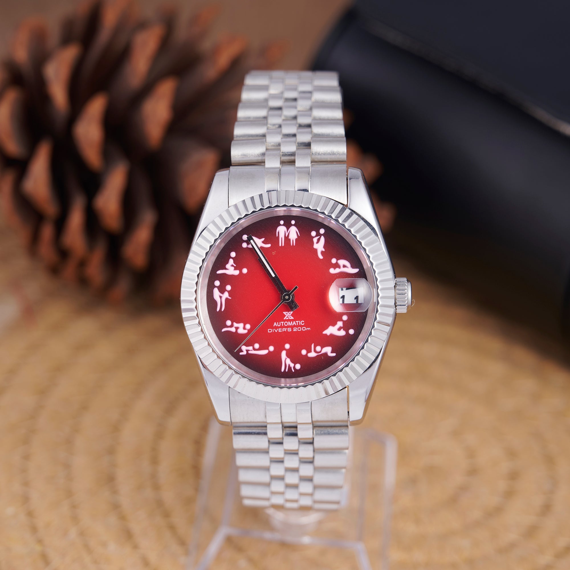 SEIKOJUST HIS HERS RED