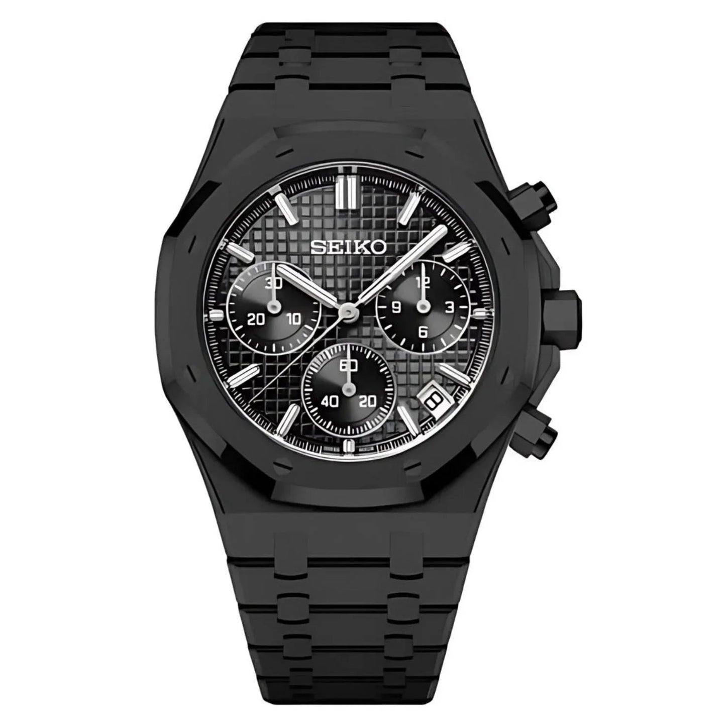 ROYAL SEIKOAK CHRONO TRIPLE BLACK